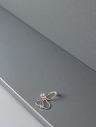 Брошь «Стетоскоп» сердце, синяя в золоте - Фото 6