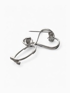 Брошь «Стетоскоп» сердце, синяя в серебре - Фото 3