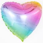 Шар фольгированный 32" «Градиент», сердце, нежная радуга - фото 294910157