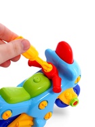 Конструктор для малышей «Мотоцикл», 27 деталей - Фото 6