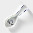 Подставка под ложку Добрушский завод «Гуси», 20 см, фарфор, белая, рисунок МИКС - Фото 4