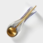 Подставка под ложку Добрушский завод «Гуси», 20 см, фарфор, белая, рисунок МИКС - Фото 5