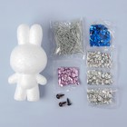 Набор для творчества. Аппликация пайетками «Зайка» 14,2 х 7,4 х 6,5 см + 3 цвета пайеток, в пакете - Фото 2