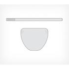 Индивидуальный защитный экран для лица, 32*26 см, пэт 5мм, прозрачный В ЗАЩИТНОЙ ПЛЁНКЕ - Фото 4