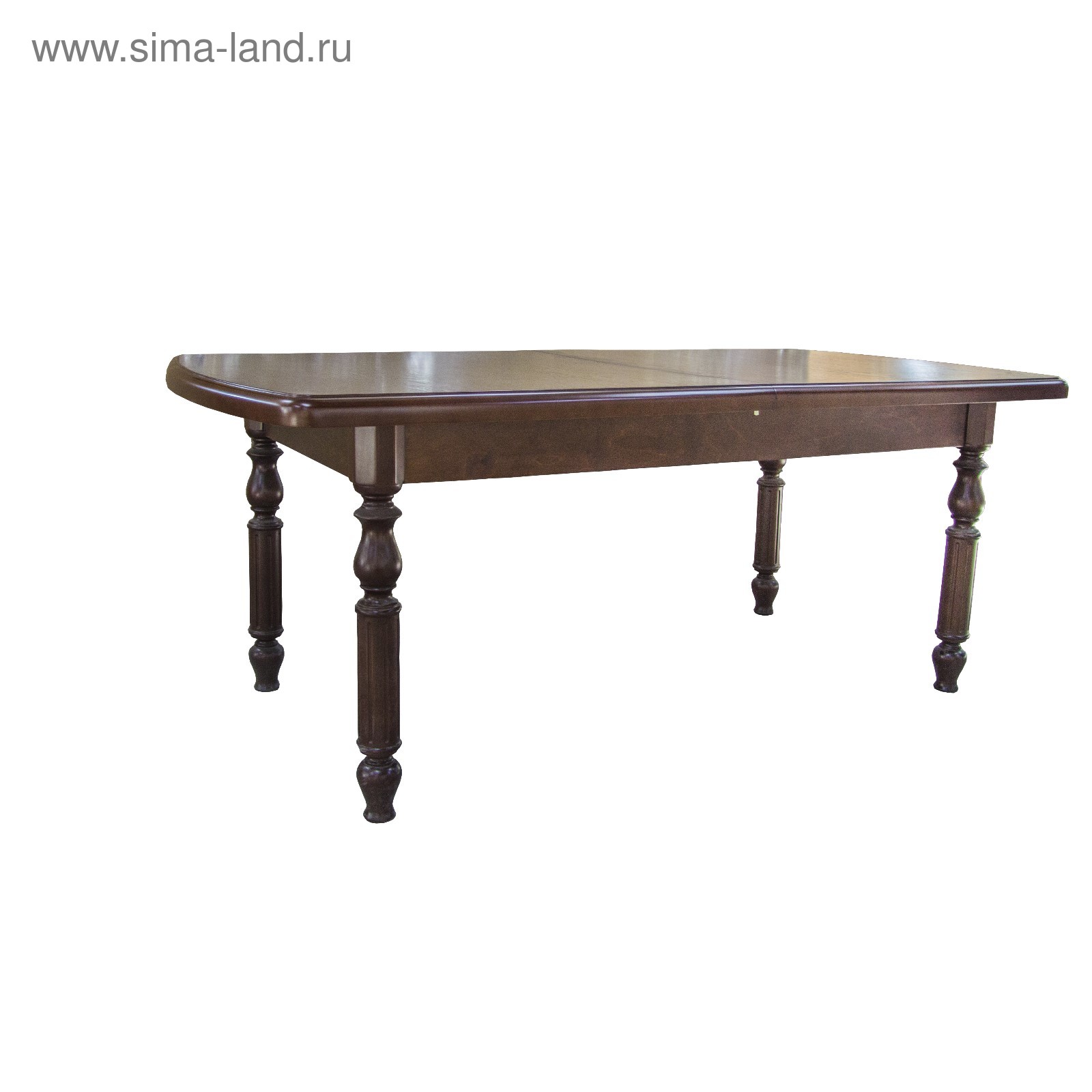 Стол обеденный раздвижной, 2000/3000х1100х750, Бук/Тёмный орех (5006898 ...