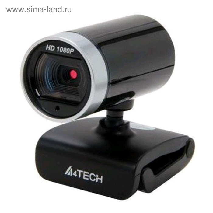 Веб-камера A4Tech PK-910H, 2МП, 1920x1080, микрофон, USB 2.0, чёрный - Фото 1
