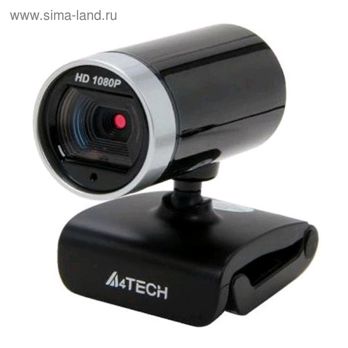Веб-камера A4Tech PK-910H, 2 МП, 1920×1080, микрофон, USB 2.0, чёрный - Фото 1