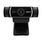 Веб-камера Logitech Pro Stream C922, 2МП, 1920x1080, микрофон, USB2.0, чёрный - Фото 1