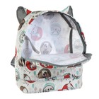 Рюкзачок детский Erich Krause EasyLine Mini, 25 х 20.5 х 11, Little Dogs, белый - Фото 10