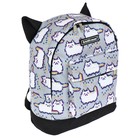Рюкзачок детский Erich Krause EasyLine Mini, 25 х 20.5 х 11, Pixel Cat, серый - Фото 2