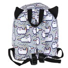 Рюкзачок детский Erich Krause EasyLine Mini, 25 х 20.5 х 11, Pixel Cat, серый - Фото 4