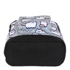 Рюкзачок детский Erich Krause EasyLine Mini, 25 х 20.5 х 11, Pixel Cat, серый - Фото 6