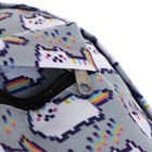 Рюкзачок детский Erich Krause EasyLine Mini, 25 х 20.5 х 11, Pixel Cat, серый - Фото 7