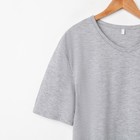 Костюм мужской «Влад» (футболка, шорты), цвет серый/клетка, размер 58 - Фото 3