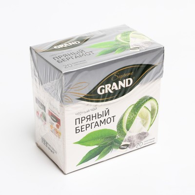 Чай черный Grand Supreme пряный бергамот 20п*1,8г