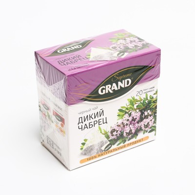 Чай черный Grand Supreme дикий чабрец 20п*1,8г