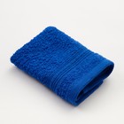 Полотенце махровое «Экономь и Я» 30х30 см, цвет синий - Фото 1