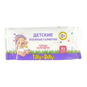 Влажные салфетки Tilly-Dilly, детские, 72шт. 4915422