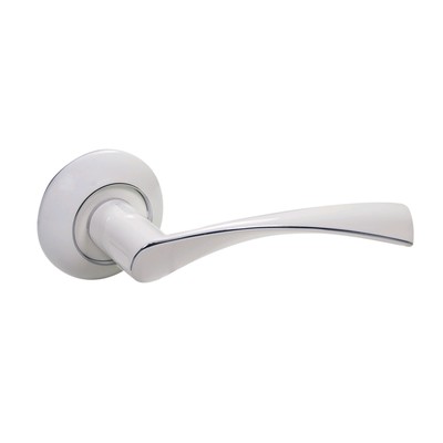 Комплект ручек «АЛЛЮР АРТ ОСКАР» W/CP (13112), белый, хром