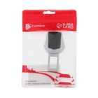 Заглушка ремня безопасности TORSO, усиленная, металлическая, хром - Фото 3