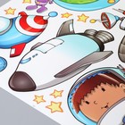 Наклейка пластик интерьерная "Полёт в космос" 50х70 см - фото 21065251