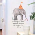 Наклейка пластик интерьерная "Слон, лисица и мышь" 50х70 см - фото 8989480