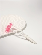 Массажёр для лица и шеи «Трезубец», 3 ролика, 23×5×2.5 см, белый, розовый - Фото 2