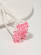 Массажёр для лица и шеи «Трезубец», 3 ролика, 23×5×2.5 см, белый, розовый - Фото 4