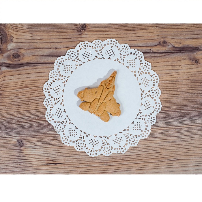 Форма для печенья «Самолёт», вырубка, штамп, цвет микс - фото 1880574936