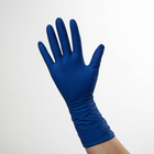 Перчатки латексные максимальной плотности, размер S, цена за 1 пару, 100 шт/уп, цвет синий - Фото 1