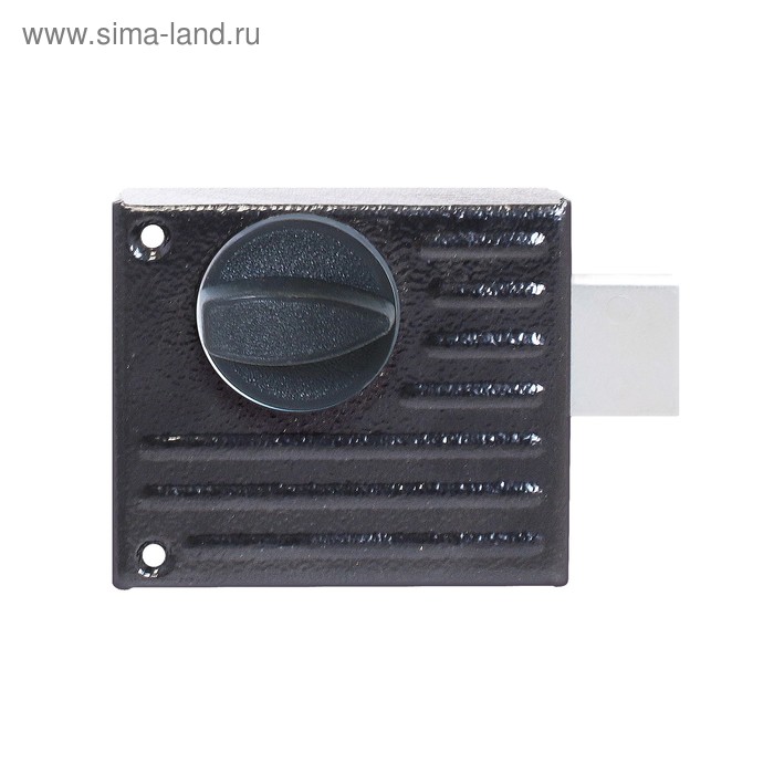 Замок накладной «СТАНДАРТ» Россия ЗН1-2.1С, чёрный - Фото 1