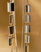 Набор 2 предмета: серьги, бусы «Унисон» прямоугольники, цвет серебро, 80 см - Фото 7