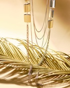 Набор 2 предмета: серьги, бусы «Унисон» прямоугольники, цвет серебро, 80 см - Фото 9