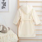 Халат махровый детский "Единорог", р-р 28, цв.молочный 340 г/м2 хл.100% с AIRO - фото 41413986