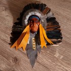 Маска "Индеец Ахига" 15х6х20 см, МИКС 4579148 - фото 16479290