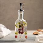 Бутыль стеклянная для соусов и масла «Вишнёвый сад», 200 мл, 5×20 см - фото 9968104
