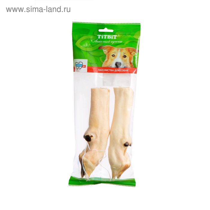 Лакомство Titbit "Нога баранья 2 шт" для собак, 164 г - Фото 1