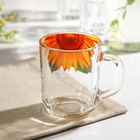 Кружка стеклянная «Натурель», 220 мл, рисунок МИКС - Фото 2