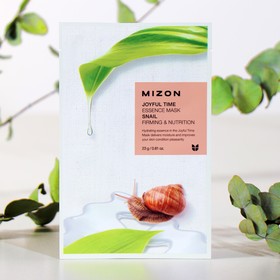 Тканевая маска для лица с экстрактом улиточного муцина MIZON Joyful Time Essence Mask Snail, 23 г 4990930