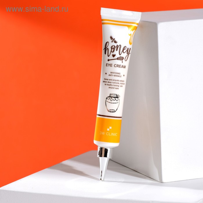 Крем питательный для век с экстрактом меда 3W CLINIC Honey Eye Cream, 40 мл - Фото 1