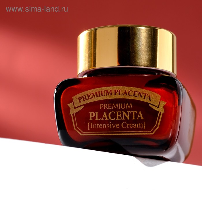 Омолаживающая плацентарный крем для лица 3W CLINIC Premium Placenta Intensive Cream, 50 мл - Фото 1