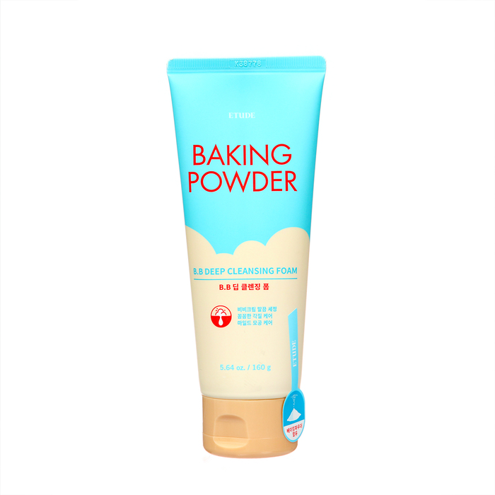 Пенка для умывания и глубокой очистки Etude House Baking Powder BB Deep Cleansing Foam, 160 мл - Фото 1