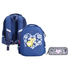 Рюкзак каркасный 36×28×17 см, + пенал, Bruno Visconti «Корги» - Фото 1