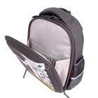 Рюкзак каркасный 38×30×20 см, + пенал, Bruno Visconti «Бокс» тёмно-серый - Фото 8