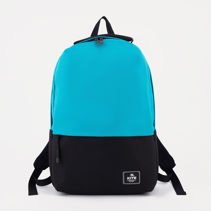 Рюкзак на молнии, цвет голубой - Фото 1
