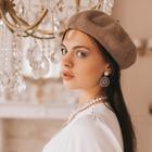 Серьги с жемчугом «Геометрия» параллельные, цвет белый в серебре - фото 67160565