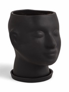 Кашпо-органайзер "Голова", 3 л/ 24х19см, черное - фото 809214425