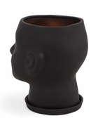 Кашпо-органайзер "Голова", 3 л/ 24х19см, черное - фото 809214427