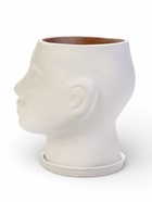 Горшок-органайзер «Голова», керамика, белое, 3 л, 21×19 см  (артикул 4996129)  большой выбор товаров оптом и в розницу по низким ценам с доставкой