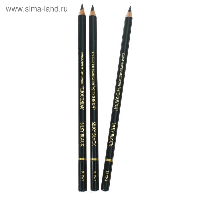 Набор 3 штуки Koh-I-Noor карандаши 8815 (3502242, 1295203, 3502241) - Фото 1
